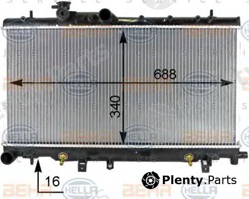  BEHR part 8MK376787-661 (8MK376787661) Radiator, engine cooling