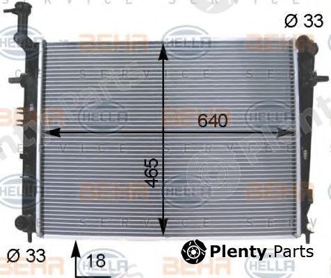  BEHR part 8MK376790-111 (8MK376790111) Radiator, engine cooling