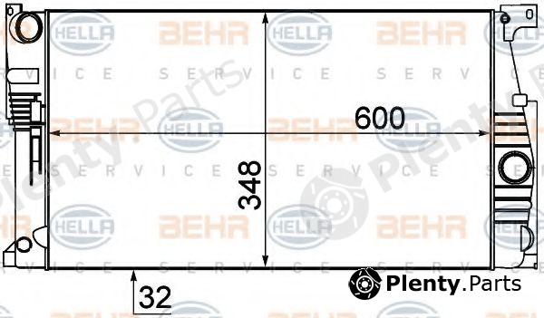  BEHR part 8MK376791-771 (8MK376791771) Radiator, engine cooling