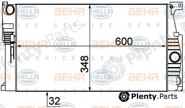  BEHR part 8MK376791-781 (8MK376791781) Radiator, engine cooling