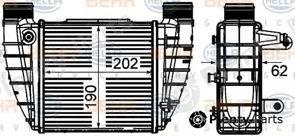  BEHR part 8ML376899-051 (8ML376899051) Intercooler, charger