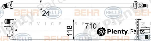  BEHR part 8MK376912-101 (8MK376912101) Radiator, engine cooling