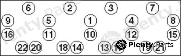 PAYEN part HBS229 Bolt Kit, cylinder head