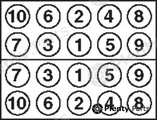  PAYEN part HBS222 Bolt Kit, cylinder head