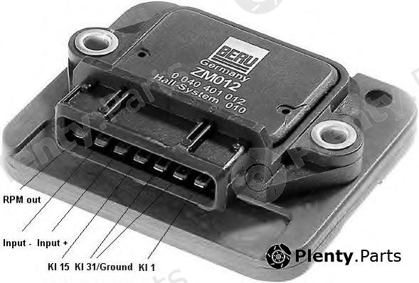  BERU part 0040401012 Switch Unit, ignition system