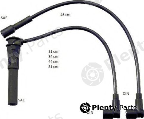  BERU part ZEF1644 Ignition Cable Kit