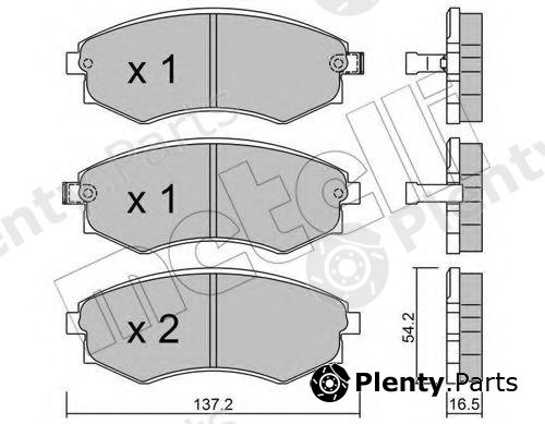  METELLI part 22-0518-0 (2205180) Brake Pad Set, disc brake