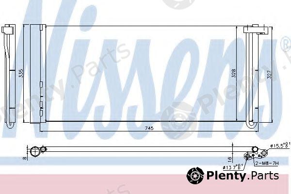  NISSENS part 940358 Condenser, air conditioning