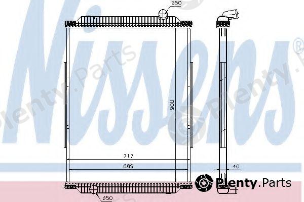  NISSENS part 637880 Radiator, engine cooling