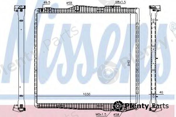  NISSENS part 67290 Radiator, engine cooling