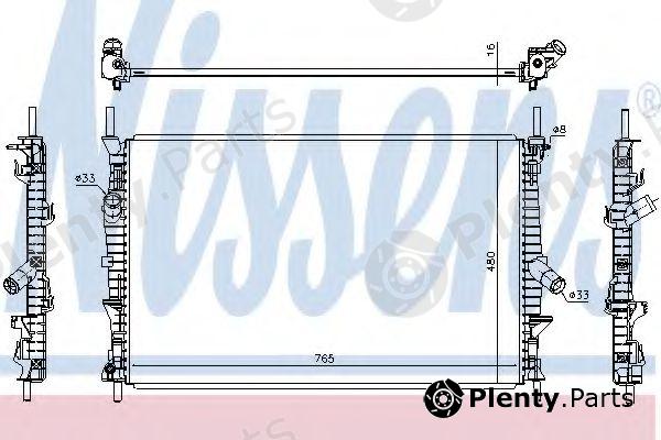  NISSENS part 66861 Radiator, engine cooling