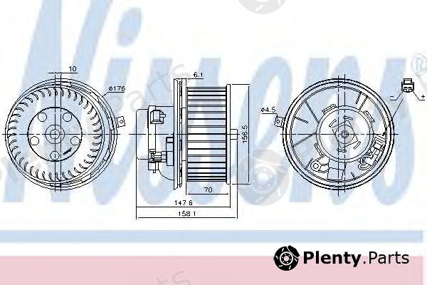  NISSENS part 87187 Interior Blower