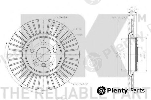  NK part 2015115 Brake Disc
