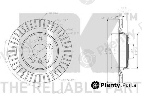  NK part 2015117 Brake Disc