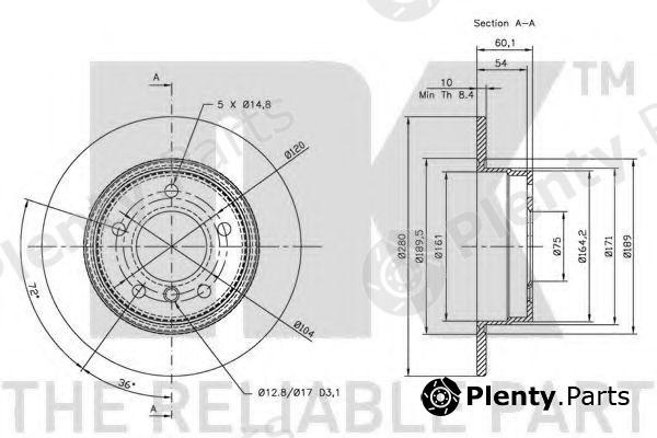  NK part 201525 Brake Disc