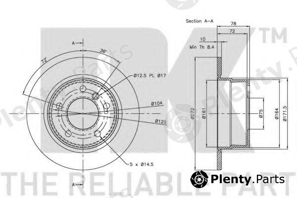  NK part 201538 Brake Disc