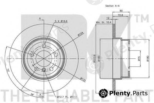  NK part 201548 Brake Disc