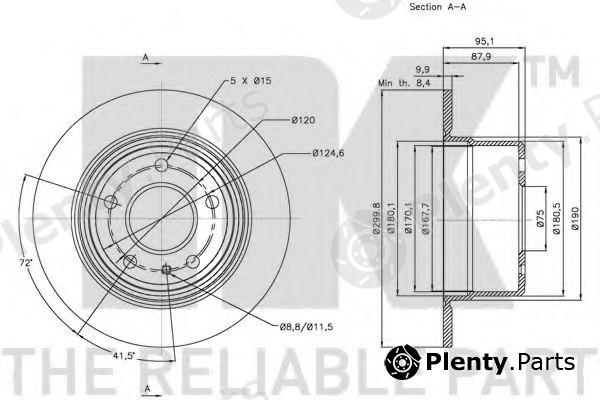  NK part 201552 Brake Disc