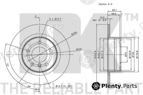  NK part 201556 Brake Disc