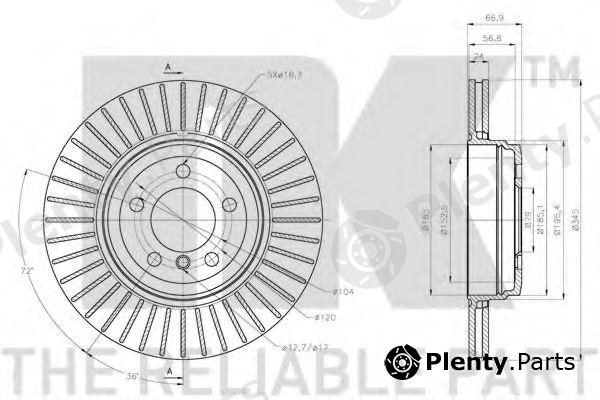  NK part 201579 Brake Disc