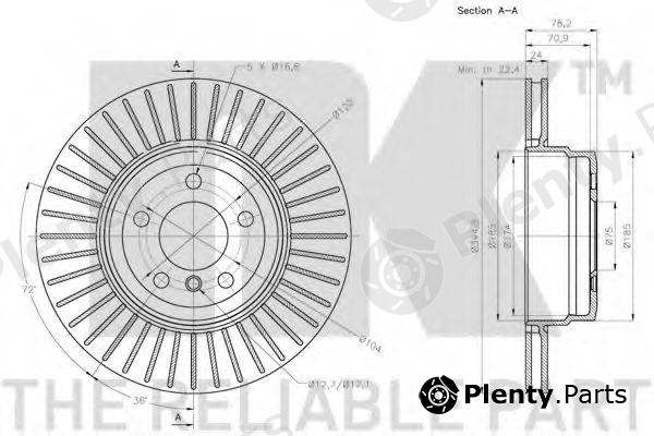  NK part 201590 Brake Disc