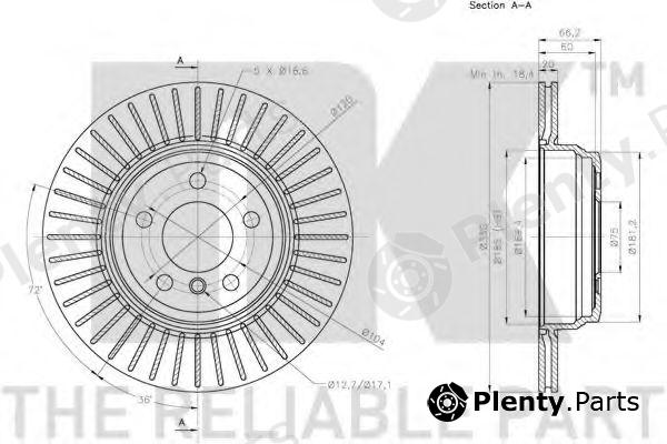  NK part 201599 Brake Disc