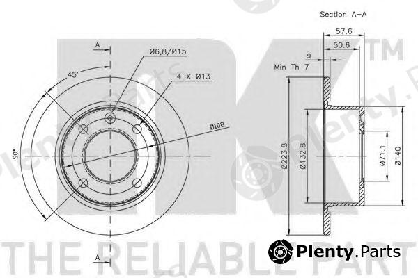  NK part 201920 Brake Disc