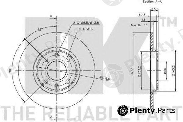 NK part 201925 Brake Disc