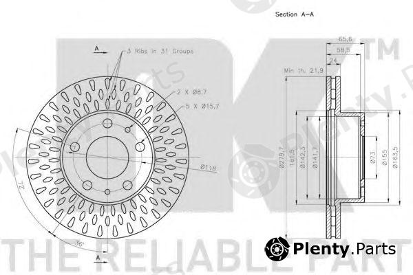  NK part 201941 Brake Disc