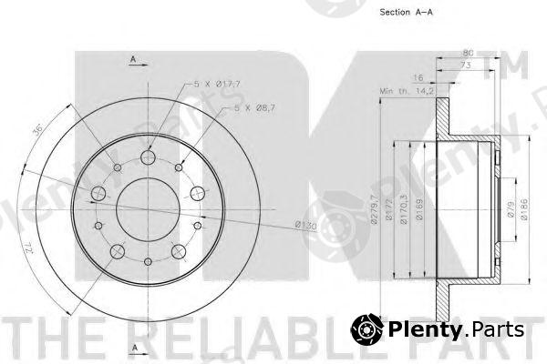  NK part 201945 Brake Disc
