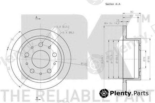 NK part 201946 Brake Disc