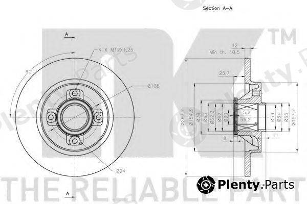  NK part 201951 Brake Disc