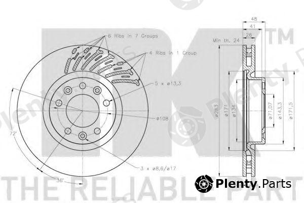  NK part 201956 Brake Disc