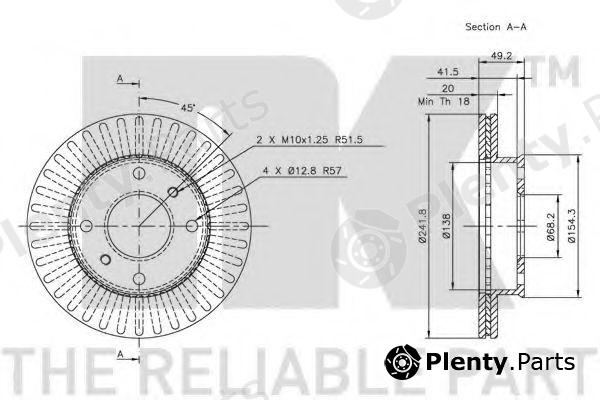  NK part 202230 Brake Disc