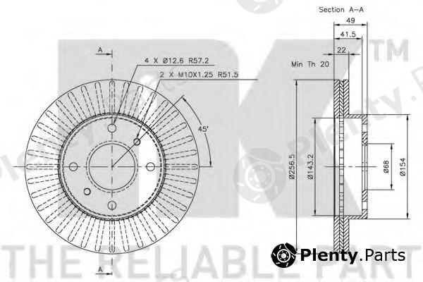  NK part 202231 Brake Disc