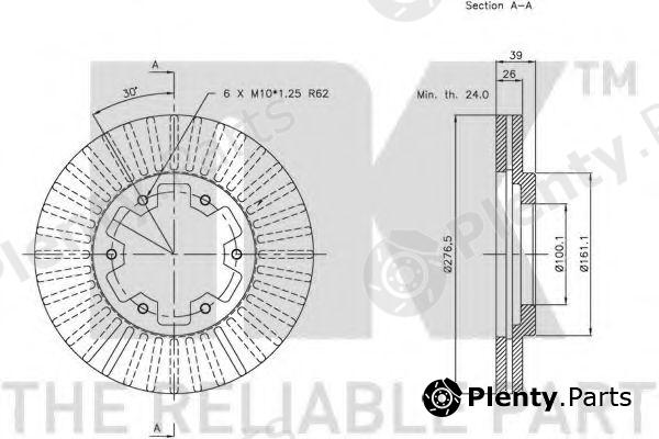  NK part 202250 Brake Disc