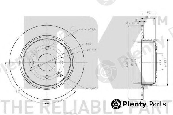  NK part 202284 Brake Disc