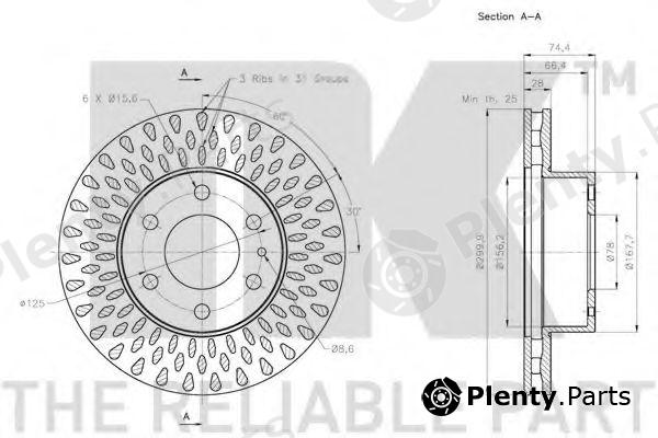 NK part 202356 Brake Disc