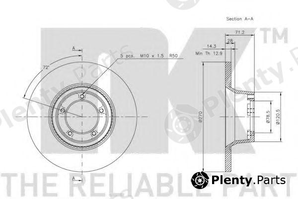  NK part 202517 Brake Disc