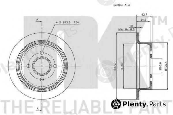  NK part 202541 Brake Disc
