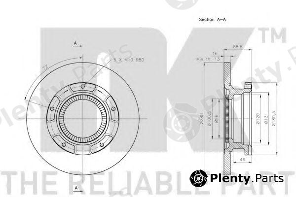 NK part 202579 Brake Disc