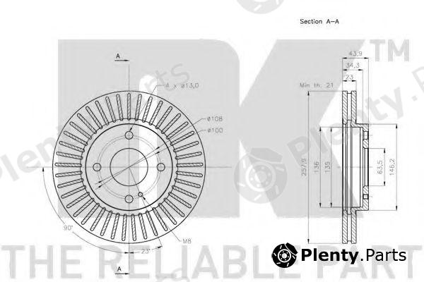  NK part 202580 Brake Disc