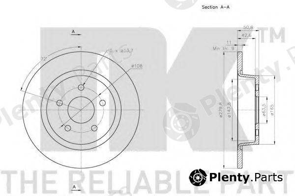  NK part 202583 Brake Disc