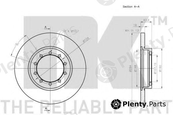  NK part 202586 Brake Disc