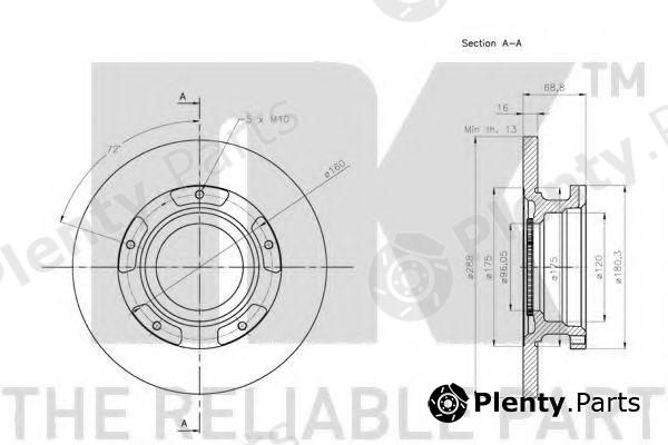  NK part 202590 Brake Disc