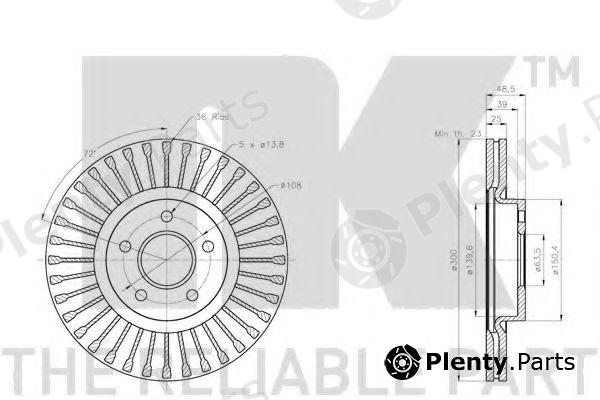  NK part 202591 Brake Disc