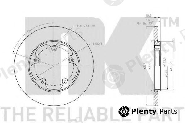  NK part 202595 Brake Disc