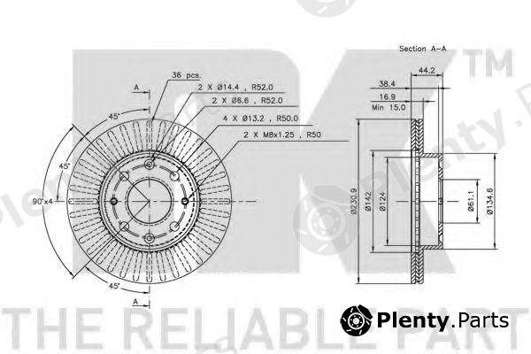  NK part 202605 Brake Disc