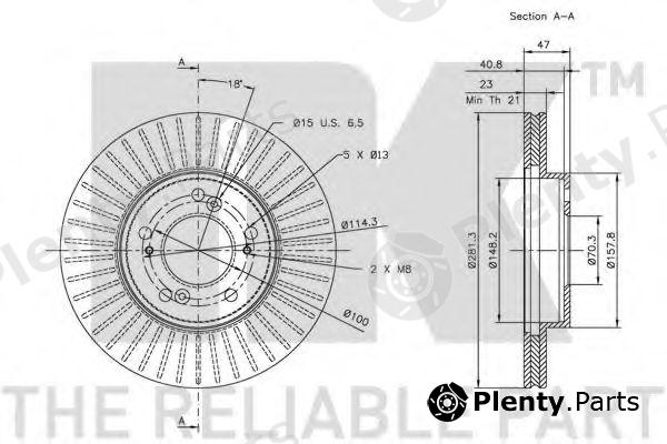  NK part 202622 Brake Disc
