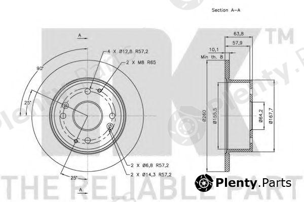  NK part 202623 Brake Disc